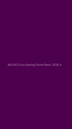 Tampilan Antarmuka Aplikasi Iblis4d Situs Gaming Online Resmi 2026 - 4