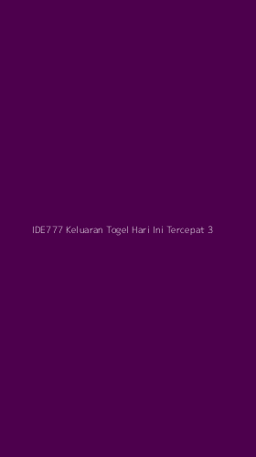 Tampilan Antarmuka Aplikasi Ide777 Keluaran Togel Hari Ini Tercepat - 3