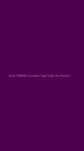 Tampilan Antarmuka Aplikasi Idlix Terbaru Cara Main Togel Colok Jitu Pemula - 1
