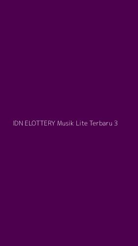 Tampilan Antarmuka Aplikasi Idn Elottery Musik Lite Terbaru - 3