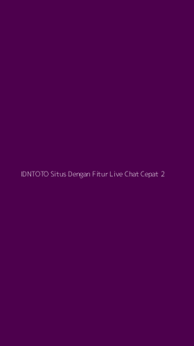 Tampilan Antarmuka Aplikasi Idntoto Situs Dengan Fitur Live Chat Cepat - 2