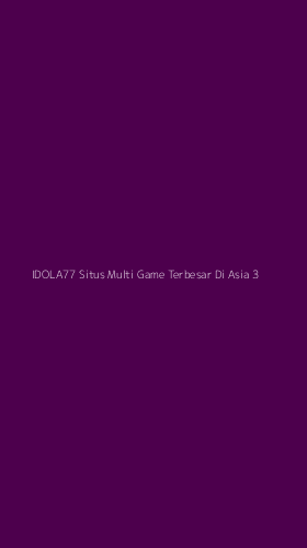 Tampilan Antarmuka Aplikasi Idola77 Situs Multi Game Terbesar Di Asia - 3