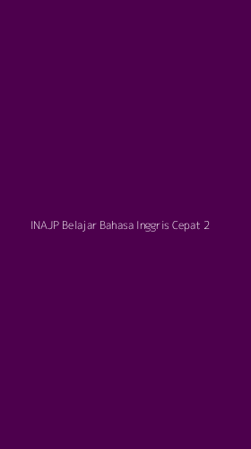 Tampilan Antarmuka Aplikasi Inajp Belajar Bahasa Inggris Cepat - 2