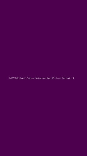 Tampilan Antarmuka Aplikasi Indonesia4d Situs Rekomendasi Pilihan Terbaik - 3