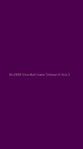 Tampilan Antarmuka Aplikasi Inijoker Situs Multi Game Terbesar Di Asia - 3