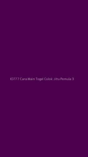 Tampilan Antarmuka Aplikasi Io777 Cara Main Togel Colok Jitu Pemula - 3