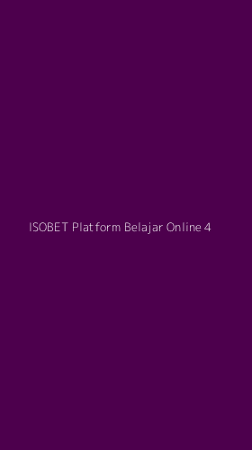 Tampilan Antarmuka Aplikasi Isobet Platform Belajar Online - 4