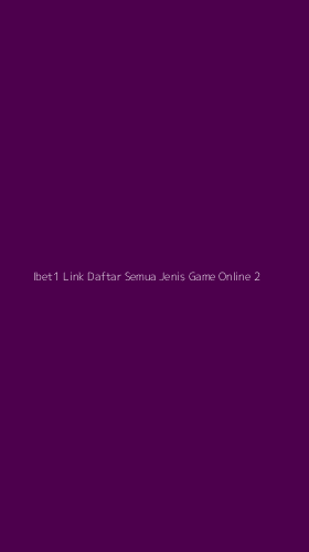 Tampilan Antarmuka Aplikasi Ibet1 Link Daftar Semua Jenis Game Online - 2