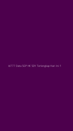 Tampilan Antarmuka Aplikasi Id777 Data Sgp Hk Sdy Terlengkap Hari Ini - 1