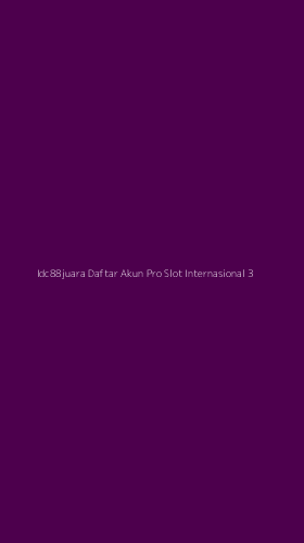 Tampilan Antarmuka Aplikasi Idc88juara Daftar Akun Pro Slot Internasional - 3