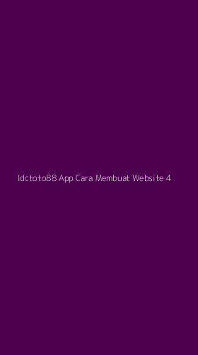Tampilan Antarmuka Aplikasi Idctoto88 App Cara Membuat Website - 4