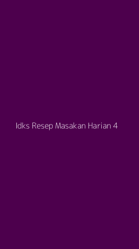 Tampilan Antarmuka Aplikasi Idks Resep Masakan Harian - 4