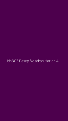 Tampilan Antarmuka Aplikasi Idn303 Resep Masakan Harian - 4