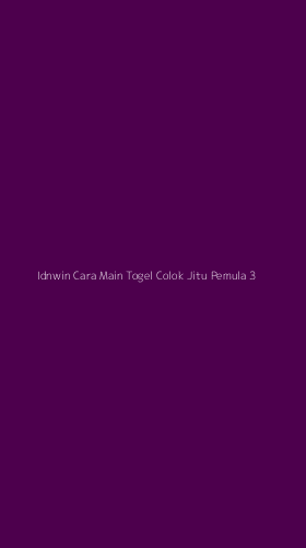 Tampilan Antarmuka Aplikasi Idnwin Cara Main Togel Colok Jitu Pemula - 3