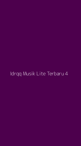 Tampilan Antarmuka Aplikasi Idrqq Musik Lite Terbaru - 4
