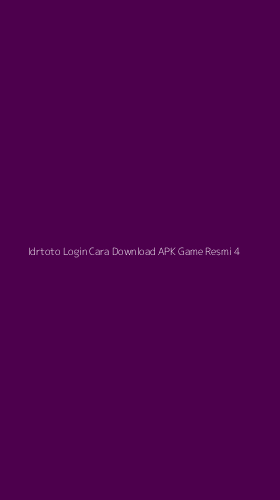 Tampilan Antarmuka Aplikasi Idrtoto Login Cara Download Apk Game Resmi - 4