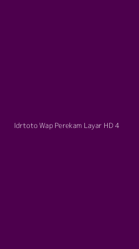Tampilan Antarmuka Aplikasi Idrtoto Wap Perekam Layar Hd - 4