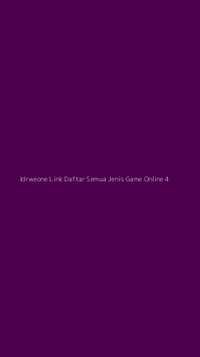 Tampilan Antarmuka Aplikasi Idrweone Link Daftar Semua Jenis Game Online - 4