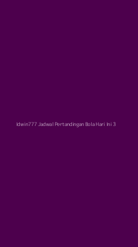 Tampilan Antarmuka Aplikasi Idwin777 Jadwal Pertandingan Bola Hari Ini - 3