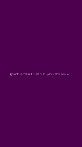 Tampilan Antarmuka Aplikasi Igamble Prediksi Jitu Hk Sgp Sydney Malam Ini - 4