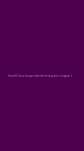 Tampilan Antarmuka Aplikasi Iibox99 Situs Dengan Metode Pembayaran Lengkap - 3