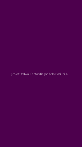 Tampilan Antarmuka Aplikasi Ijoslot Jadwal Pertandingan Bola Hari Ini - 4