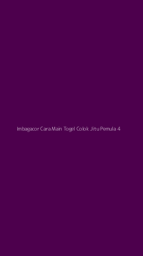 Tampilan Antarmuka Aplikasi Imbagacor Cara Main Togel Colok Jitu Pemula - 4