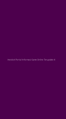 Tampilan Antarmuka Aplikasi Imeislot Portal Informasi Game Online Terupdate - 4