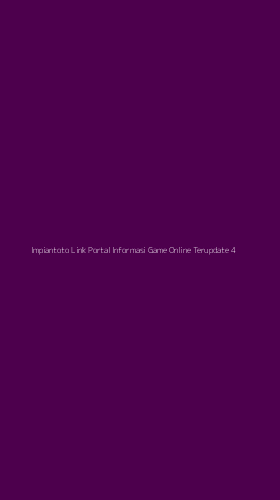 Tampilan Antarmuka Aplikasi Impiantoto Link Portal Informasi Game Online Terupdate - 4