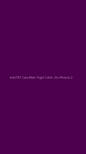 Tampilan Antarmuka Aplikasi Indo787 Cara Main Togel Colok Jitu Pemula - 2