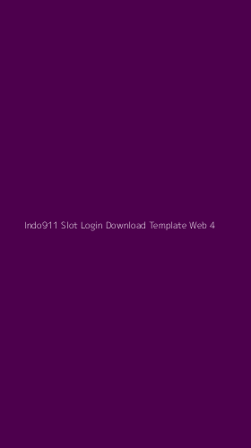 Tampilan Antarmuka Aplikasi Indo911 Slot Login Download Template Web - 4