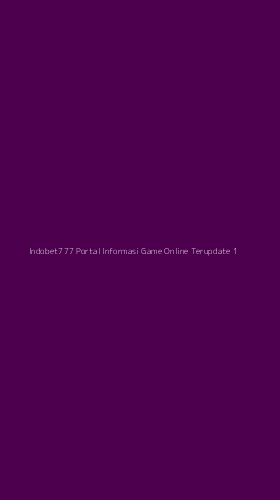 Tampilan Antarmuka Aplikasi Indobet777 Portal Informasi Game Online Terupdate - 1