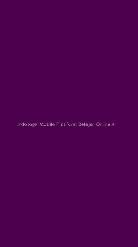 Tampilan Antarmuka Aplikasi Indotogel Mobile Platform Belajar Online - 4