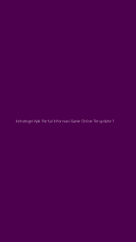Tampilan Antarmuka Aplikasi Indratogel Apk Portal Informasi Game Online Terupdate - 1