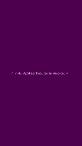 Tampilan Antarmuka Aplikasi Infini4d Aplikasi Kebugaran Android - 4