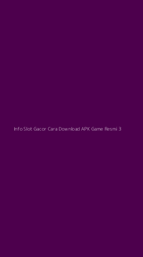 Tampilan Antarmuka Aplikasi Info Slot Gacor Cara Download Apk Game Resmi - 3