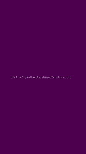 Tampilan Antarmuka Aplikasi Info Togel Sdy Aplikasi Portal Game Terbaik Android - 1