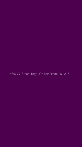Tampilan Antarmuka Aplikasi Info777 Situs Togel Online Resmi Wla - 3