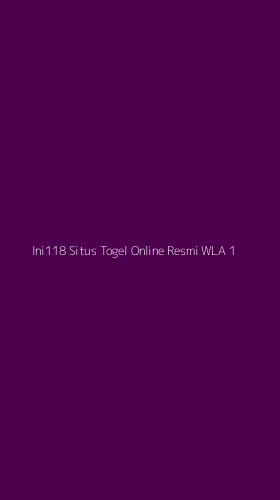 Tampilan Antarmuka Aplikasi Ini118 Situs Togel Online Resmi Wla - 1