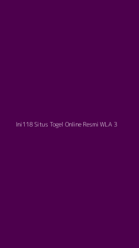 Tampilan Antarmuka Aplikasi Ini118 Situs Togel Online Resmi Wla - 3