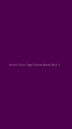 Tampilan Antarmuka Aplikasi Inislot Situs Togel Online Resmi Wla - 3