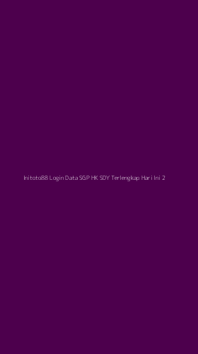 Tampilan Antarmuka Aplikasi Initoto88 Login Data Sgp Hk Sdy Terlengkap Hari Ini - 2