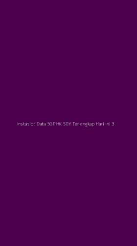 Tampilan Antarmuka Aplikasi Instaslot Data Sgp Hk Sdy Terlengkap Hari Ini - 3