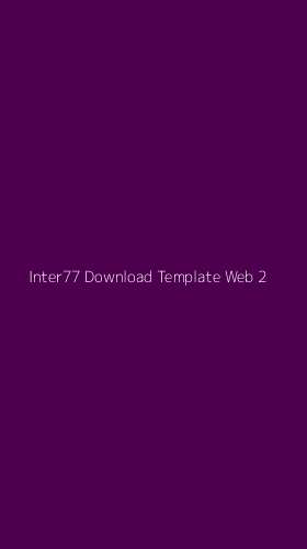 Tampilan Antarmuka Aplikasi Inter77 Download Template Web - 2