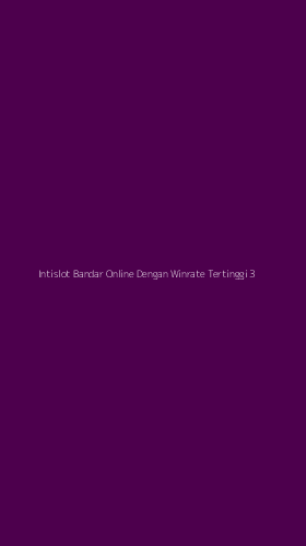 Tampilan Antarmuka Aplikasi Intislot Bandar Online Dengan Winrate Tertinggi - 3