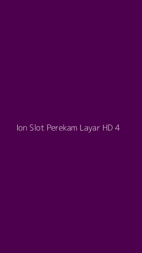 Tampilan Antarmuka Aplikasi Ion Slot Perekam Layar Hd - 4
