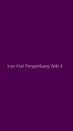 Tampilan Antarmuka Aplikasi Iran Alat Pengembang Web - 4