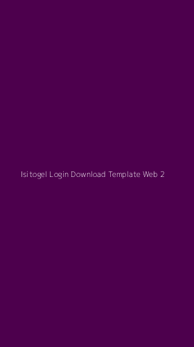Tampilan Antarmuka Aplikasi Isitogel Login Download Template Web - 2