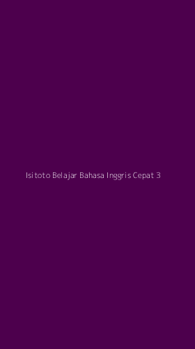 Tampilan Antarmuka Aplikasi Isitoto Belajar Bahasa Inggris Cepat - 3