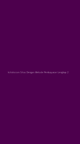 Tampilan Antarmuka Aplikasi Isitotocom Situs Dengan Metode Pembayaran Lengkap - 2